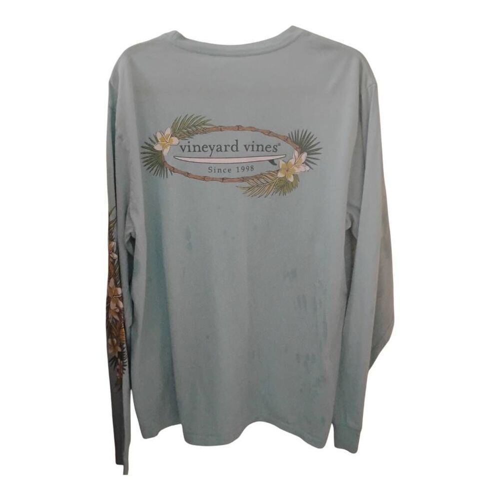 Men's Vineyard Vines Light Blue‎ Graphic Tee Size Large